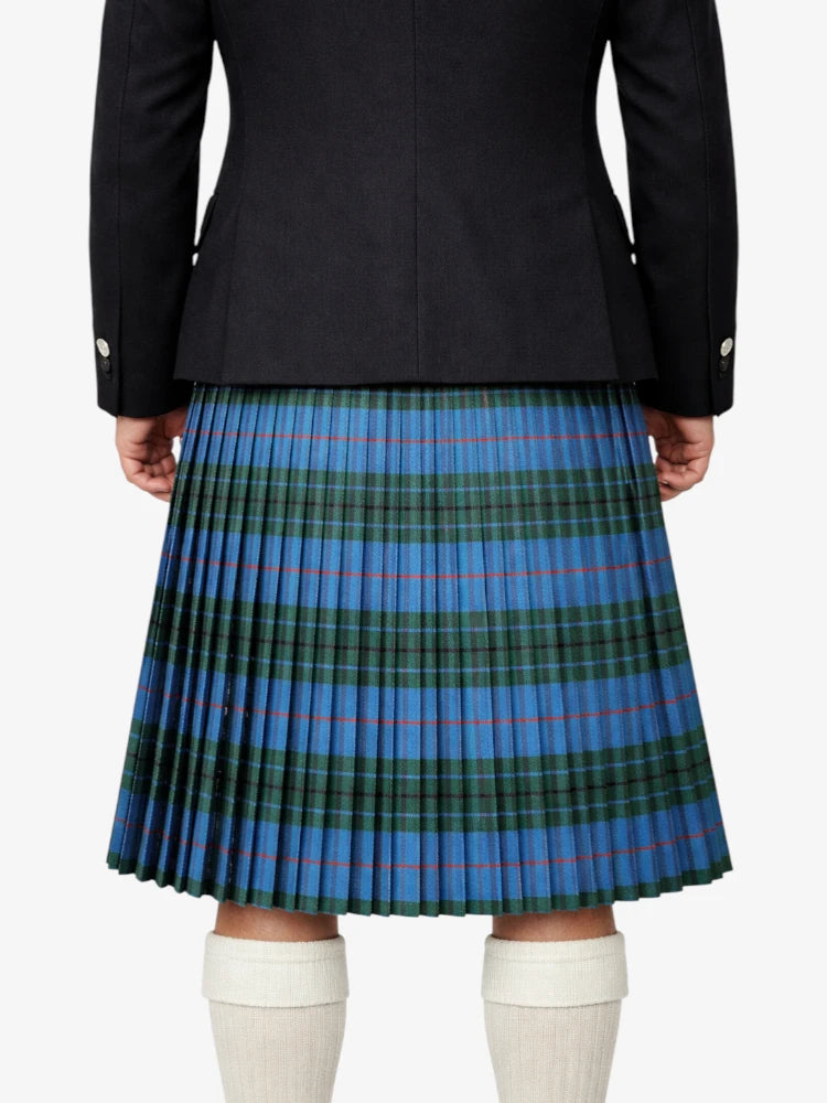 Hutton Ancient Tartan Kilt Model Back