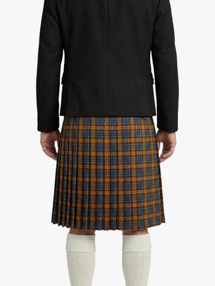 Isle of Arran Tartan Kilt Back
