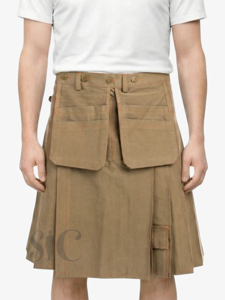 Khaki Work Kilt