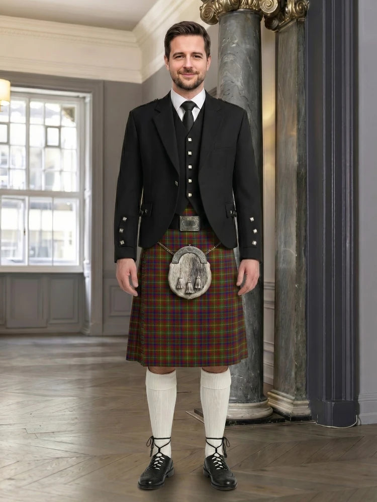 MacMaster Tartan Kilt And Argyle Jacket Outfit