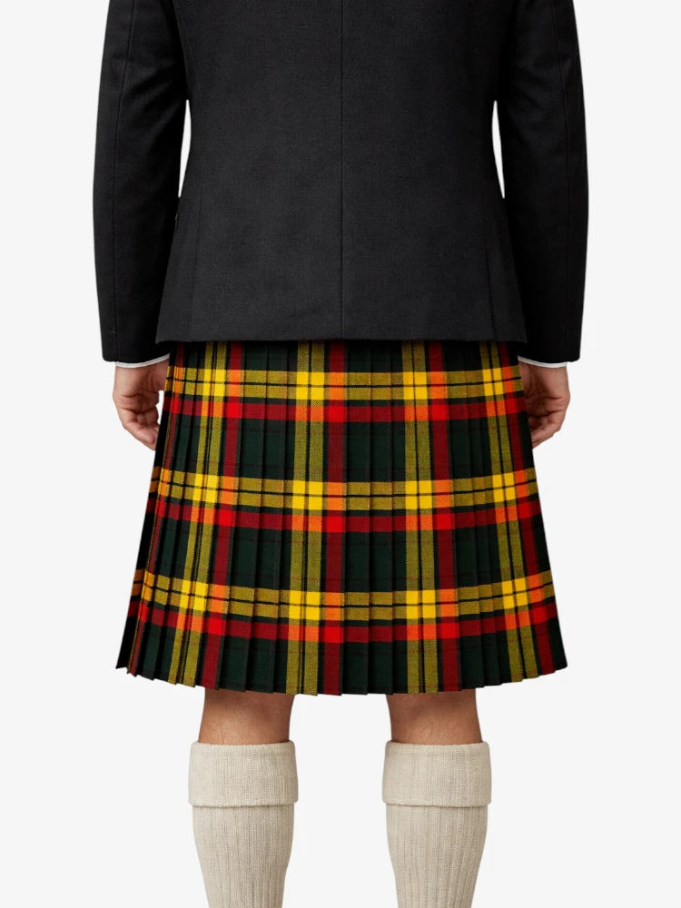 MacMillan Old Tartan Kilt Model Back