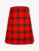 Red plaid kilt on a white background