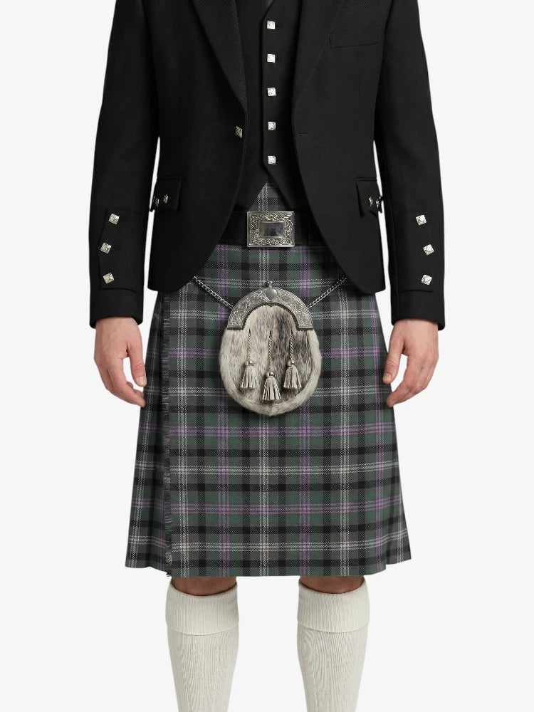 Midnight Thistle Tartan Kilt