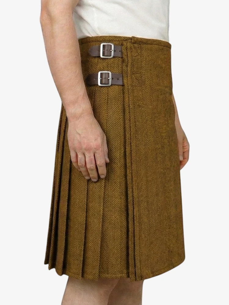 Mustard Yellow Tweed Kilt