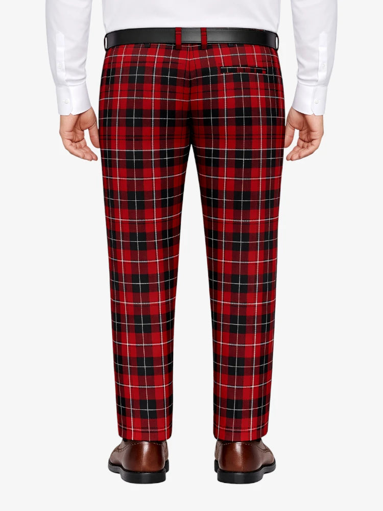 Pride of Wales Tartan Trouser Back