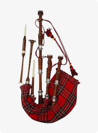 Royal Stewart Tartan Bagpipe