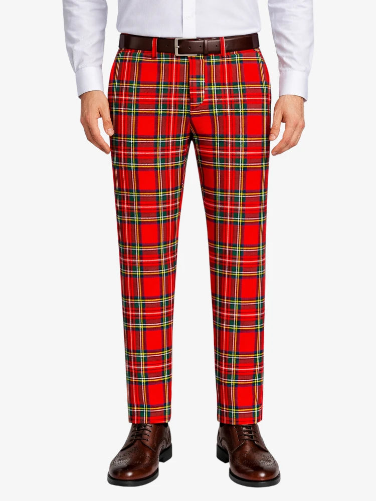Royal Stewart Tartan Trouser Front
