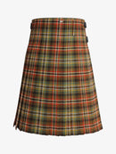Plaid kilt on a white background