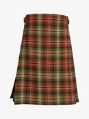 Plaid kilt on a white background