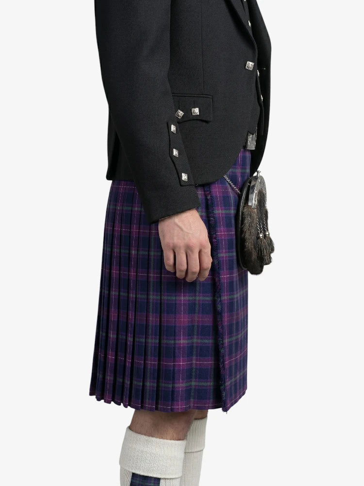 Scottish Heather Tartan Kilt