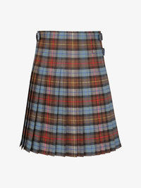 Plaid kilt on a white background
