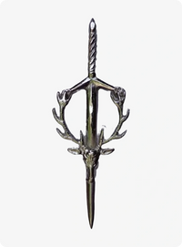 Stag Head Style Kilt Pin