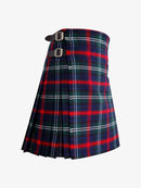 Plaid kilt with a white background