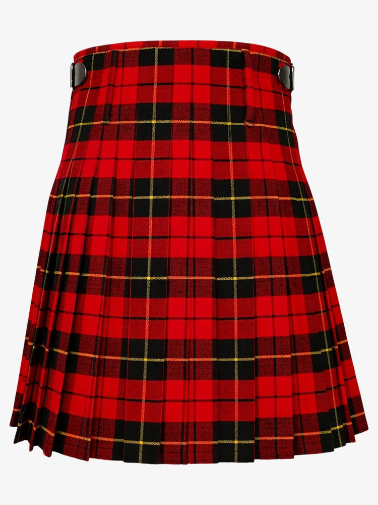 Wallace Red Modern Tartan Kilt Back