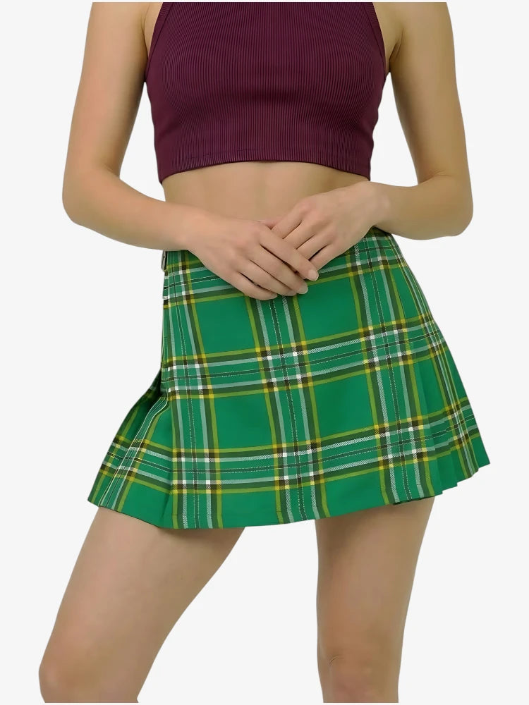 Women Irish Green Tartan Kilt